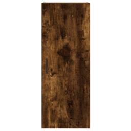 Berkfield Home Highboard Smoked Oak 34.5x34x180 cm Engineered Wood in Brown - thumbnail 6