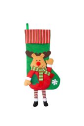 VFM e-Store Long Leg Christmas Stockings 54Cm in Brown - thumbnail 1