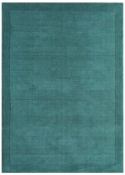The Rug Shop UK Handmade Luxurious Modern Plain Wool Easy To Clean Area Rug in Teal - Size: 160 cm x 230 cm - thumbnail 6
