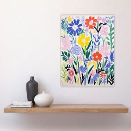Artery8 Simple Henri Matisse Style Flowers In The Meadow Acrylic Painting Large Wall Unframed Art Poster Print Thick Paper 18X24 Inch - thumbnail 4