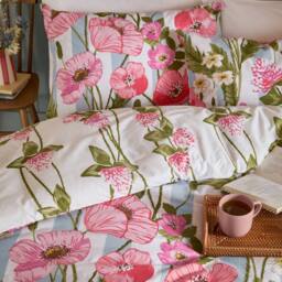Wylder Poppy Trail Reversible Duvet Cover Set - Size: Single - thumbnail 2