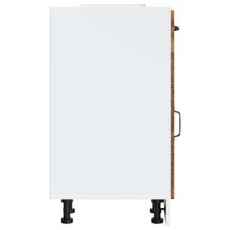 Berkfield Home Kitchen Base Cabinet Kalmar Old Wood Engineered Wood in Brown - thumbnail 6