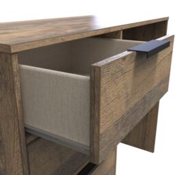 Ready Assembled 2 U Fuji 4 Drawer Vanity (Ready Assembled) in Dark Brown - thumbnail 5