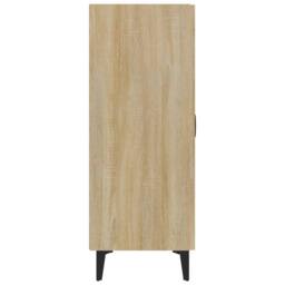 Berkfield Home Sideboard Sonoma Oak 70x34x90 cm Engineered Wood in Brown - Size: 70 x 34 x 90 cm - thumbnail 5