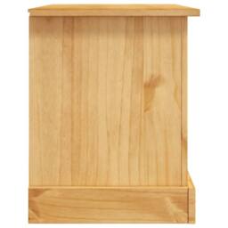 Berkfield Home TV Cabinet Mexican Pine Corona Range 91x43x56 cm in Brown - Size: 91 x 43 x 56 cm - thumbnail 5