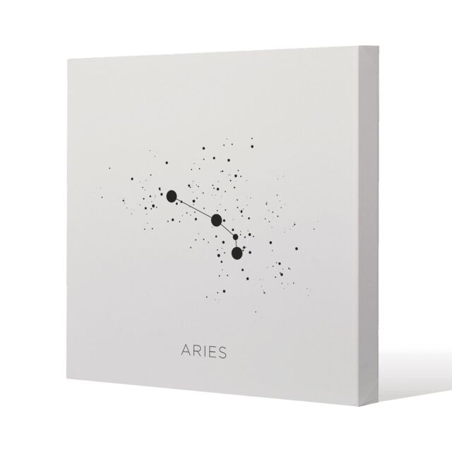Benjamin Tate Design Star constellation zodiac aries (canvas) / 77 x 77 x 4cm in Natural - Size: 77 x 77 x 4 cm - image 1
