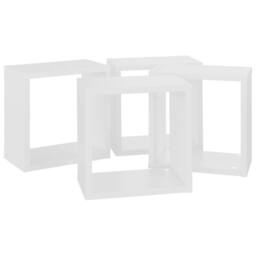 Berkfield Home Wall Cube Shelves 4 pcs White 26x15x26 cm - Size: 26 x 15 x 26 cm - thumbnail 6