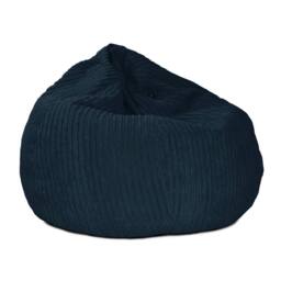 rucomfy Beanbags rucomfy Jumbo Cord Slouchbag - Indoor Classic Bean Bag for Adults in Navy - thumbnail 2