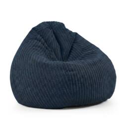rucomfy Beanbags rucomfy Jumbo Cord Slouchbag - Indoor Classic Bean Bag for Adults in Navy - thumbnail 4