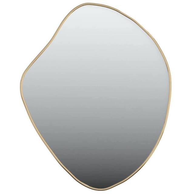 Berkfield Home Wall Mirror Gold 50x40 cm - image 1