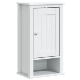 Berkfield Home 3 Piece Bathroom Furniture Set BERG White Solid Wood Pine - thumbnail 3