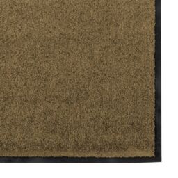 Berkfield Home Washable Brown Doormat 120x300 cm - Size: Medium - thumbnail 3