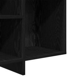 Berkfield Home Sideboard with Shelf Black oak 120 x 30 x 75 cm Engineered wood - thumbnail 8