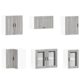 Berkfield Home 11 Piece Kitchen Cabinet Set Porto Grey Sonoma Engineered Wood - thumbnail 5