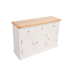 Cabinet Bits Castelli Off-White 3 Drawer 3 Door Sideboard Chrome Knob - thumbnail 3
