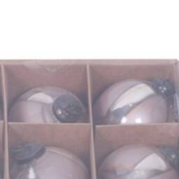 Hill Interiors Ombre Bauble (Pack of 6) in Light Brown - thumbnail 2