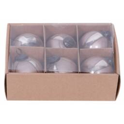 Hill Interiors Ombre Bauble (Pack of 6) in Light Brown - thumbnail 1