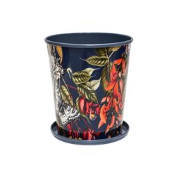 Royal Botanic Gardens Kew Kew Temperate House 14Cm Planter w/ Saucer 14Cm - Metal - Detachable Saucer - Light Weight - Premium Quality - 2 Sizes - thumbnail 2