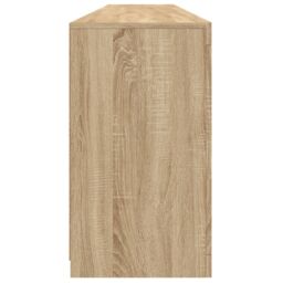 Berkfield Home Sideboard with LED Lights Sonoma Oak 202x37x67 cm in Brown - Size: 202 x 37 x 67 cm - thumbnail 8