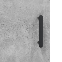 Berkfield Home Highboard Concrete Grey 69.5x34x180 cm Engineered Wood - thumbnail 9