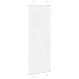 Berkfield Home Pleated Blind White 80x200 cm Fabric Width 79.4 cm Polyester - thumbnail 4