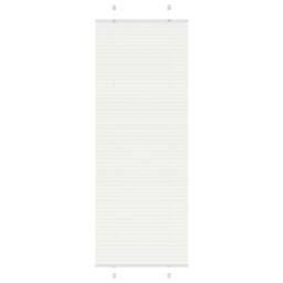 Berkfield Home Pleated Blind White 80x200 cm Fabric Width 79.4 cm Polyester - thumbnail 2