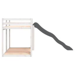 Berkfield Home Bunk Bed with Slide&Ladder without Mattress White 90x200 cm - thumbnail 6