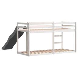 Berkfield Home Bunk Bed with Slide&Ladder without Mattress White 90x200 cm - thumbnail 7
