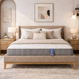 Aspire PureRest Wool Hybrid Mattress Medium Firm 1000 Pocket Spring 23cm in White - Size: Small Single - thumbnail 2