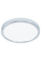 Eglo Fueva 5 Chrome Round Integrated LED Flush Light in Metallic Silver - thumbnail 1