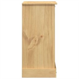 Berkfield Home Chest of Drawers Corona 80x43x91 cm Solid Wood Pine in Brown - Size: 80 x 43 x 91 cm - thumbnail 5