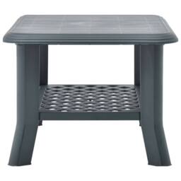 Berkfield Home Coffee Table Green 90x60x46 cm Plastic - Size: 90 x 60 x 46 cm - thumbnail 3