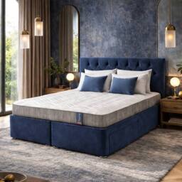 Aspire SleepCraft Hybrid Memory Foam 1000 Pocket Mattress Medium Comfort 23cm in White - Size: Small Single