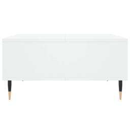 Berkfield Home Decorative Coffee Table White 60x60x30 cm Engineered Wood - Size: 60 x 60 x 30 cm - thumbnail 5