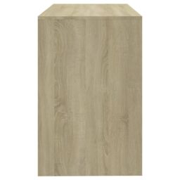 Berkfield Home Desk Sonoma Oak 101x50x76.5 cm Engineered Wood in Beige - thumbnail 6