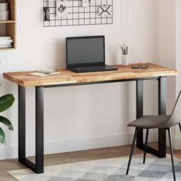 Berkfield Home Table Top Rectangular 120x50x4 cm Solid Wood Acacia in Brown - Size: 120 x 50 x 4 cm - thumbnail 2