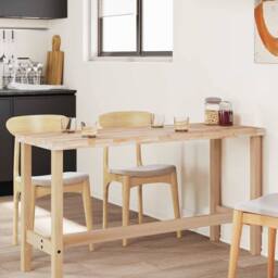 Berkfield Home Table Top Rectangular 120x50x4 cm Solid Wood Acacia in Brown - Size: 120 x 50 x 4 cm - thumbnail 4