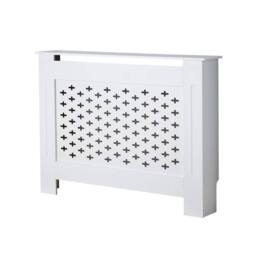 Home Source Medium Radiator Cover MDF Wooden Home Decorative Modern Design in White - thumbnail 7