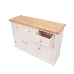 Cabinet Bits Castelli Off-White 3 Drawer 3 Door Sideboard Wood Knob - thumbnail 5