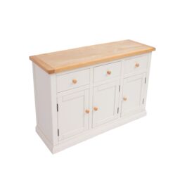 Cabinet Bits Castelli Off-White 3 Drawer 3 Door Sideboard Wood Knob - thumbnail 4