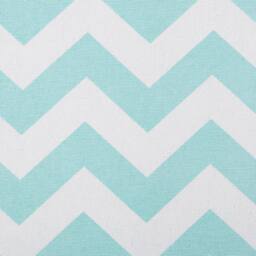 Wyld and Coco Round Storage Stool - Mint Green Chevron - thumbnail 6