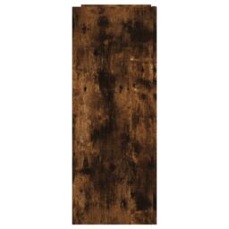 Berkfield Home Console Table Smoked Oak 100x35x90 cm Engineered Wood in Brown - Size: 100 x 35 x 90 cm - thumbnail 5