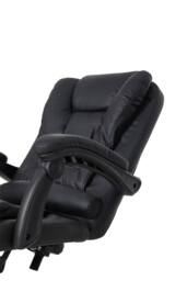 Living and Home Height Adjustable Swivel Office Chair with 7-Point Massage in Black - thumbnail 9