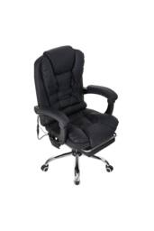 Living and Home Height Adjustable Swivel Office Chair with 7-Point Massage in Black - thumbnail 6