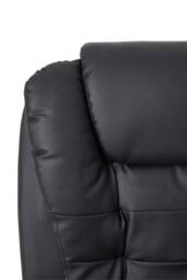 Living and Home Height Adjustable Swivel Office Chair with 7-Point Massage in Black - thumbnail 7