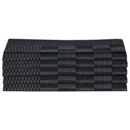 Berkfield Home 20 Piece Towel Set Black & Grey Cotton - thumbnail 5