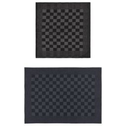 Berkfield Home 20 Piece Towel Set Black & Grey Cotton - thumbnail 2