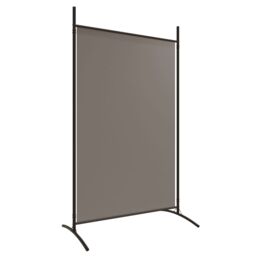 Berkfield Home 3-Panel Room Divider Anthracite 525x180 cm Fabric in Black - thumbnail 6