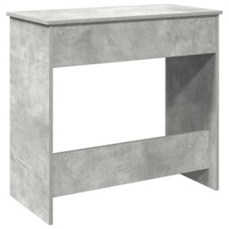 Berkfield Home Desk Concrete Grey 80x40x75 cm Engineered Wood - Size: 80 x 40 x 75 cm - thumbnail 7