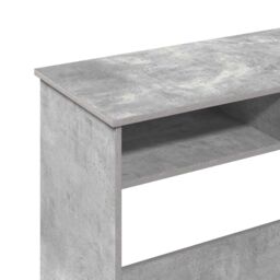 Berkfield Home Desk Concrete Grey 80x40x75 cm Engineered Wood - Size: 80 x 40 x 75 cm - thumbnail 9
